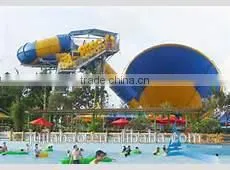 Amusement Park Fiberglass Tornado/Trumpet Water Slide thumbnail-1