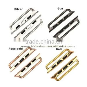 Cheap Aluminum Metal Watch Band Converter Buckle Strap Adapter for Apple Watch Band thumbnail-1