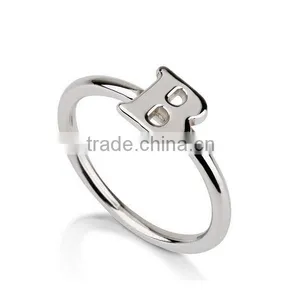 Personalized 925 Sterling Silver Jewelry Initial Rings thumbnail-1