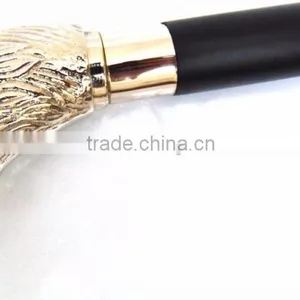 Beautiful Brass Lion Handle Walking Stick/Stylish Antique Walking Stick/Black Wood Walking Stick Wk1119 thumbnail-1