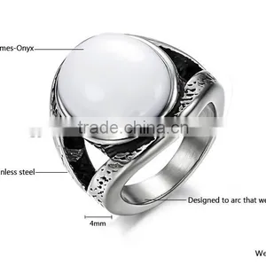Stainless Steel Ring Manufacturer Turkish Opal Rings thumbnail-3