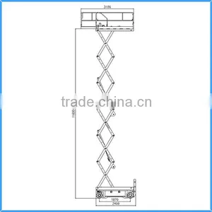 Electric Scissor Lift Platform of Load Rise thumbnail-3