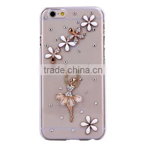 2016 OEM Design Diamonded Back Cover Mobile Phone PC Case for Samsung s7 thumbnail-2