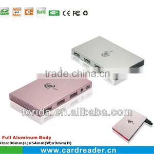 With Red LED Light 7 Ports HI-Speed Full Aluminum USB 2.0 HUB thumbnail-1