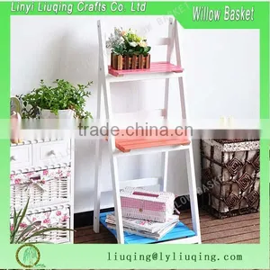 New Arrival Stylish Three Tier Wood Shelf Knock Down Shelf Display Shelf thumbnail-3