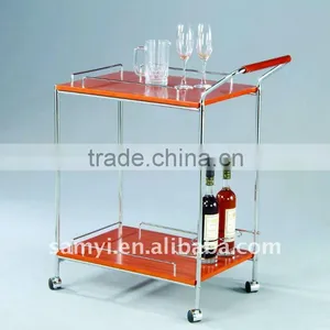 Wooden Serving Trolley Cart thumbnail-1