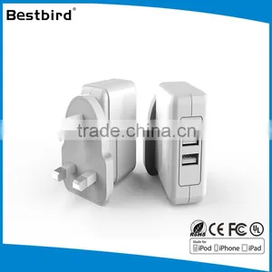 HLT Emergency 5V/2.4A Portable Mobile Phone AC Charger thumbnail-1