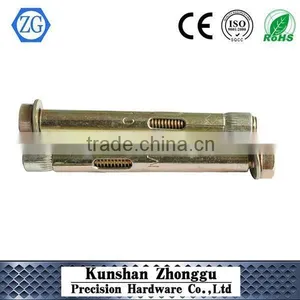 Sleeve Anchor With Hex Bolt Yellow Zinc 10*80 thumbnail-2