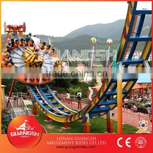 Thrilling Large Amusement Park Equipment Flying UFO Rides thumbnail-1