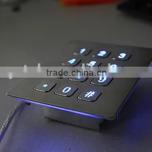 12 Keys Metal Keypad Entry With Rear Panel Mounting thumbnail-4