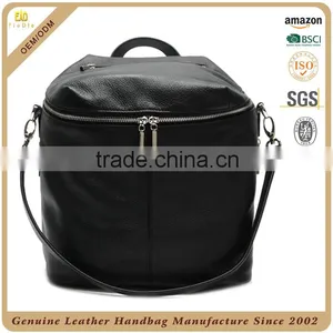 Fashion Quality Convertible Backpack Purse Black Leather Backpack for Women Quality Choice thumbnail-5