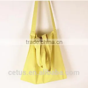 Collapsible Single-shoulder Canvas Tote Bag in Shopping Bags Quality Choice thumbnail-3