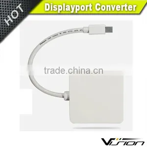 Mini DisplayPort to HDMI DVI & DisplayPort Adapter - White thumbnail-1