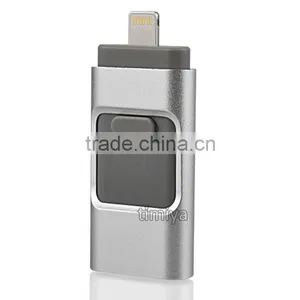 3in1 Mobile IFlash Driver Micro Usb/ 8Pin USB 2.0 I-Flash Driver for IPhone for Android Smartphones From Timiya thumbnail-6