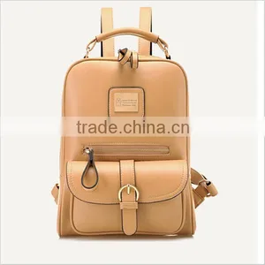 2016 Thread Girls High School Bag for PU Leather Travel Backpack Bag thumbnail-6