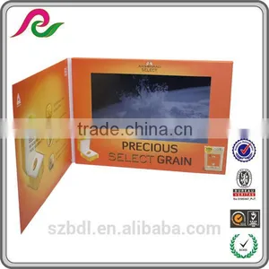 4 Color Brochure Video Business Card Customized, Business Advertisement Video Card thumbnail-1