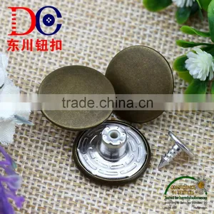 Custom Plating Color Classic Style Metal Button Jeans/Shank Button for Jeans Wear thumbnail-5