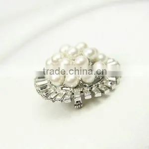 Pearls Zircon Cheap Wholesale Brooch thumbnail-3