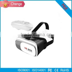 2016 HD VR BOX 2.0 Virtual Reality Glasses 3D VR Headsets Helmet With Bluetooth Remote thumbnail-1