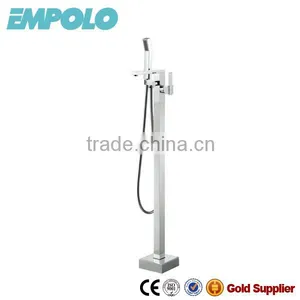 Top Quality Floor Standing Brass Bath Faucet With Hand Shower 12 3801 thumbnail-1