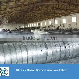 Concertina Galvanized Razor Barbed Wire Coil Fencing thumbnail-4