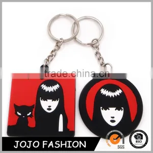 Fashion New Style Promotional Cheap Custom 3d Soft Pvc Keychain thumbnail-2