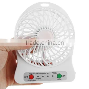 Hot Sale Rechargeable Mini Fan With 2000 Lithium Battery thumbnail-2
