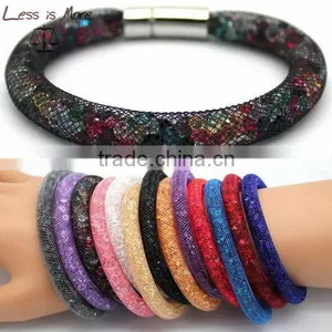 Colorful Magnetic Bracelet With cz Stone Inside thumbnail-1