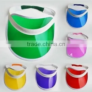 Summer Outdoor Cheap Plastic Sun Visor Cap Wholesale thumbnail-6