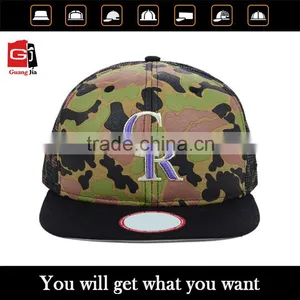 Wholesale Trucker Hat Logo Camo Cap Custom Trucker Mesh Cap thumbnail-1