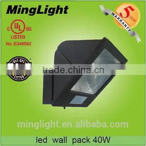 60W DLC Led Wallpack , 40w 60w 80w DLC UL CUL Led Wall Pack Light thumbnail-2