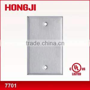 UL Listed Metal Wallplates Blank Stainless Steel Wallplates 1 Gang Blank thumbnail-1