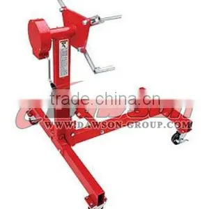 High Quality Adjustable Rotating Mobile Hydraulic Car Engine Stand thumbnail-1