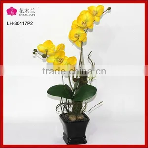New Design Orchid Arrange Artificial Silk Flower thumbnail-1