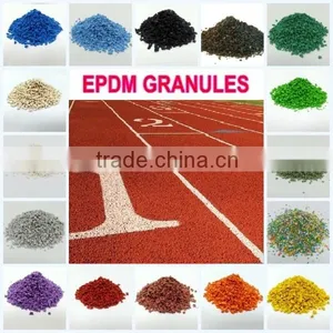 Free Sample, Colorful Artificial Grass, EPDM Granules Rubber Price Track, Best Quality Rubber Runway FL-11143 thumbnail-1