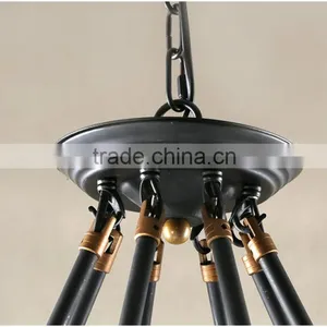 Glass Lamp Shade Creative Iron Lamp Top Led Pendant Lights thumbnail-5