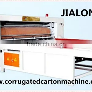 JL-1 Semi-auto Flexo Printer Rotary Die Cutter/ Corrugated Cardboard Roller Carton Machine thumbnail-2