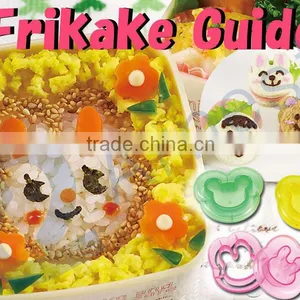 Japanese Lunch Box Children Gift Kitcheware Bread Sushi Rice Ball Machine Sandwich Cutter Tool Food Trimmer Furikake Guide thumbnail-1