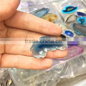 Natural Colorful Agate Slices Wholesale Crystal Ornaments thumbnail-3