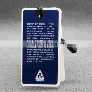 Canvas Tag Fashion Tag for Sportswear thumbnail-3
