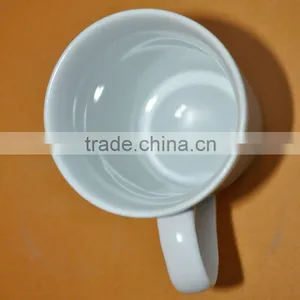 White Porcelain Coffee Mug Low Price With Handle thumbnail-3