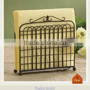 Metal Square Antique Napkin Holder thumbnail-1