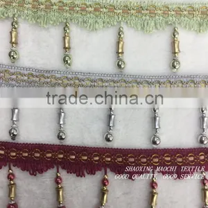 2015 New Design 100% Polester Curtain Lace, Shining Crystal, Accessories thumbnail-1