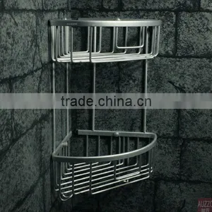 Bathroom Metal 2 Tier Corner Shower Caddy thumbnail-1