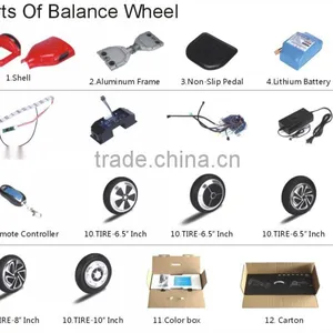2016 New Hot Sale Most Popular Electric Balance Scooter Made in Lianmei Parts Available thumbnail-2