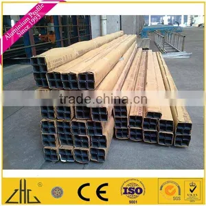 Wow!! Aluminium Hollow Square Tubing Factory/ 6063 6061T6 Anodized, Wood Grain Finish Square Aluminum Profiles Tube Manufacturer thumbnail-1