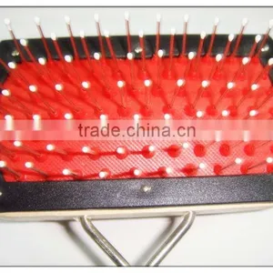Square Pet Dog Brush, Wooden Handle Pet Comb Brush thumbnail-4