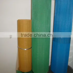 Plastic Coated Galvanized Wire Mesh With Square Hole in Yellow Colour thumbnail-3
