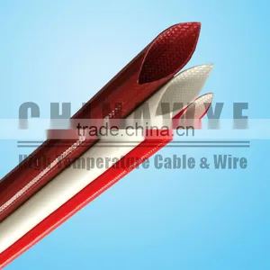 600V 6mm Fiber Glass Slilcon Sleeving thumbnail-1