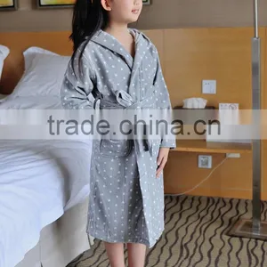 Printed Microfiber Hooded Bathrobe Child Bathrobe thumbnail-1